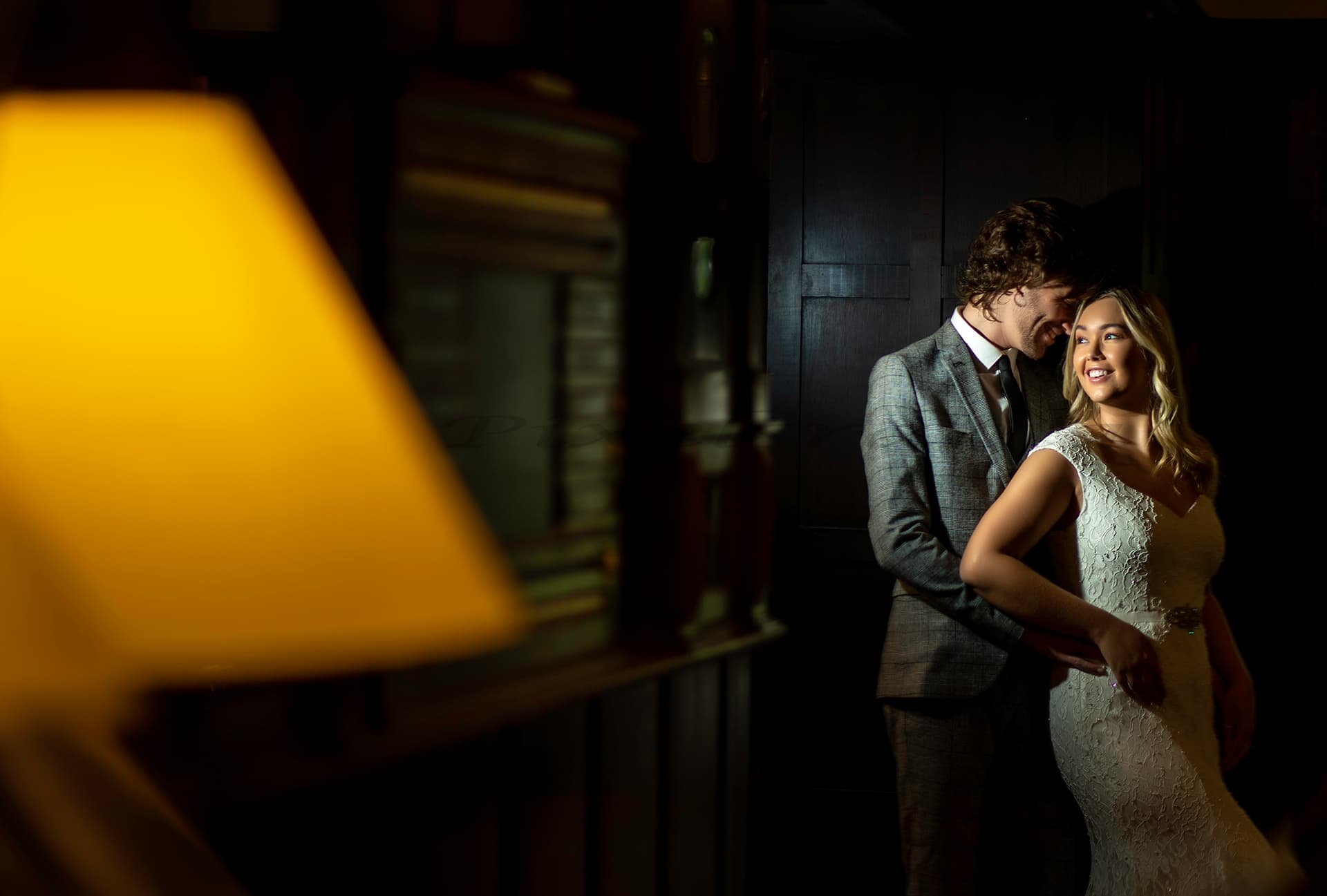 Wedding photography — bride and groom by UJ Studio
